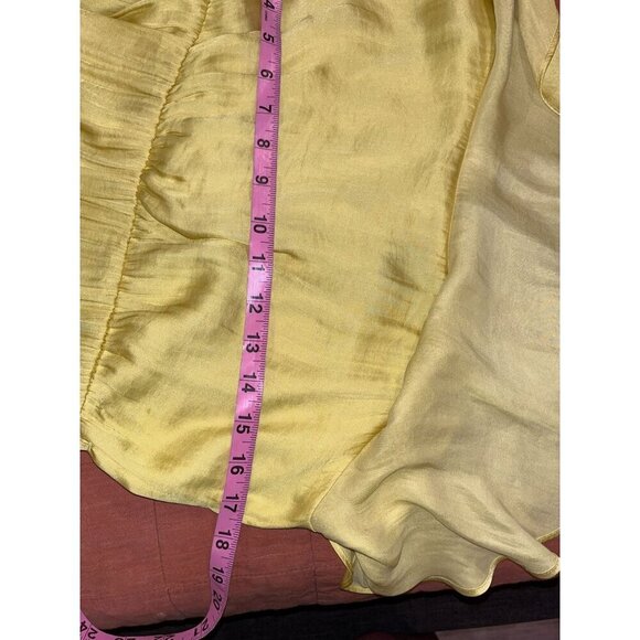 Bardot Light Summery Maxi Dress Yellow Size Women's Size L - Picture 6 of 9